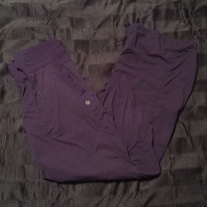 Lululemon Studio Pant II in grape purple color