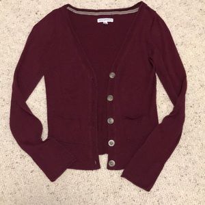 Maroon Cardigan