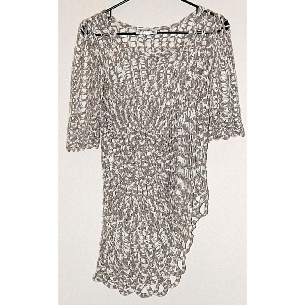 Joseph Ribkoff Asymmetrical Open Cut-Out Knit M - Picture 2 of 8