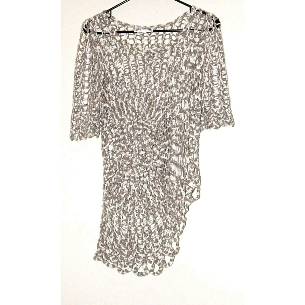 Joseph Ribkoff Asymmetrical Open Cut-Out Knit M - Picture 3 of 8
