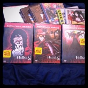 HELLSING Anime DVDs volumes 2 3 4 New