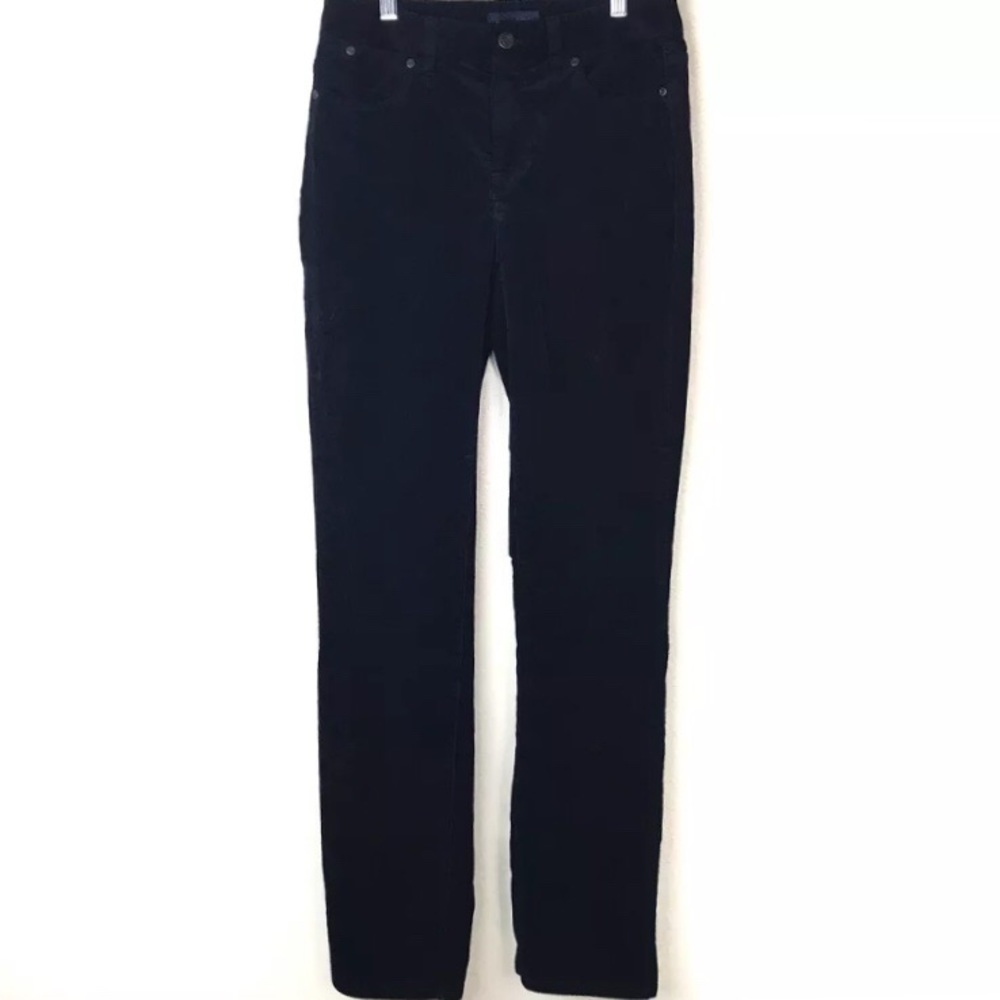 Talbots Corduroy Heritage Fit Pants Navy Blue