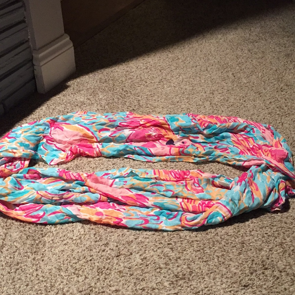 Lilly Pulitzer Flamingo Infinity Scarf