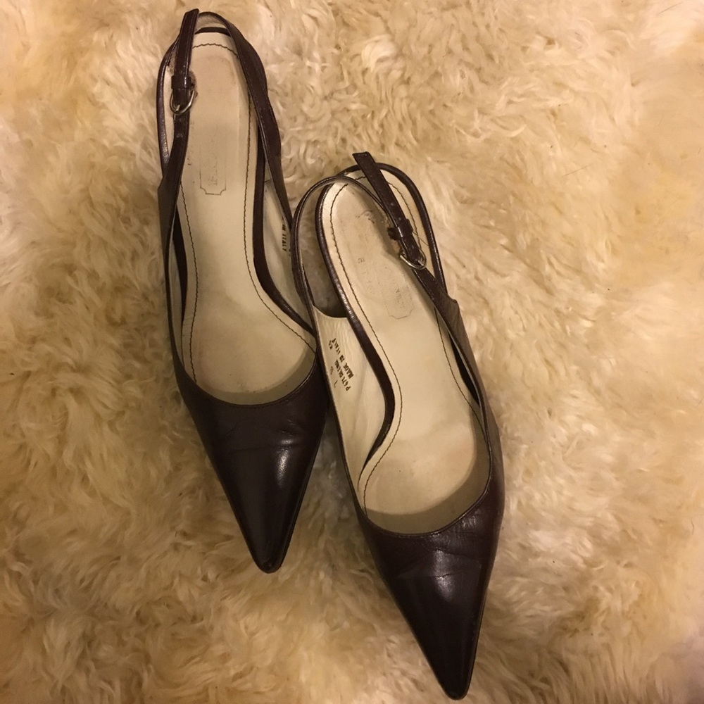 Vintage Coach kitten heels