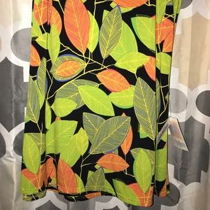 🍃 Lularoe Maxi Skirt with Leaf Print 🍃