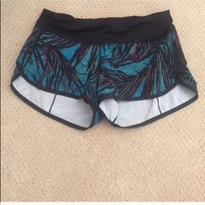 Lululemon speed shorts