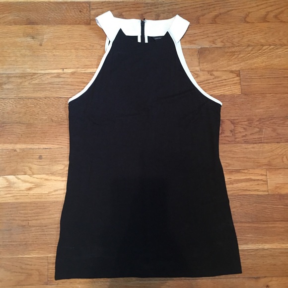 Ann Taylor Tops - Ann Taylor Black and Off White Tank XS