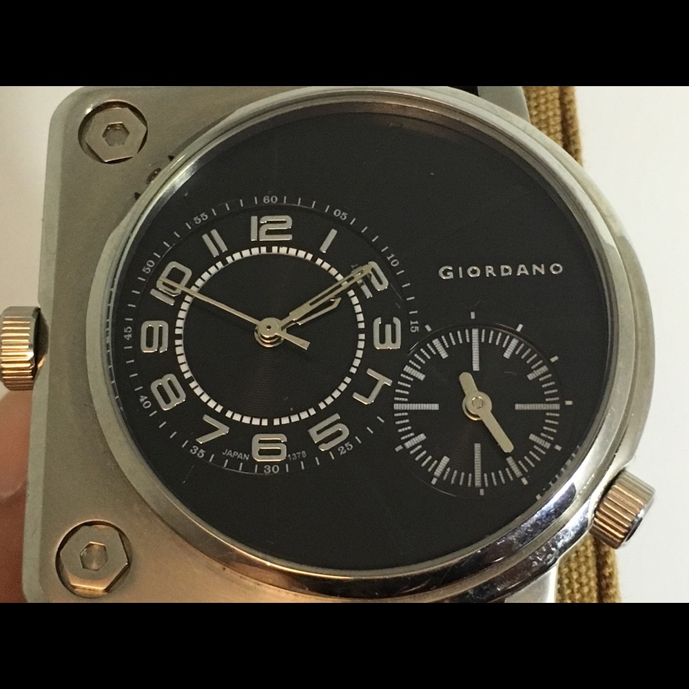Giordano leather black belt
