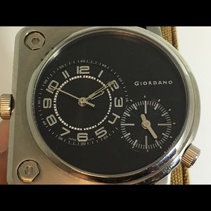 Giordano leather black belt