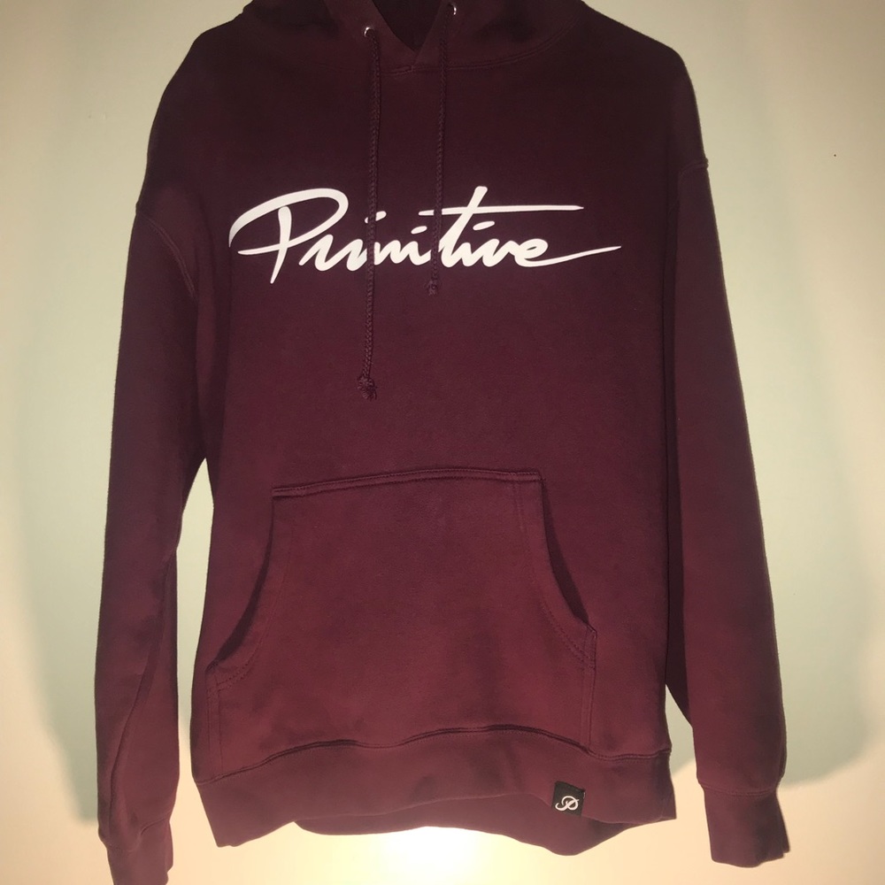 Burgundy Primitive hoodie