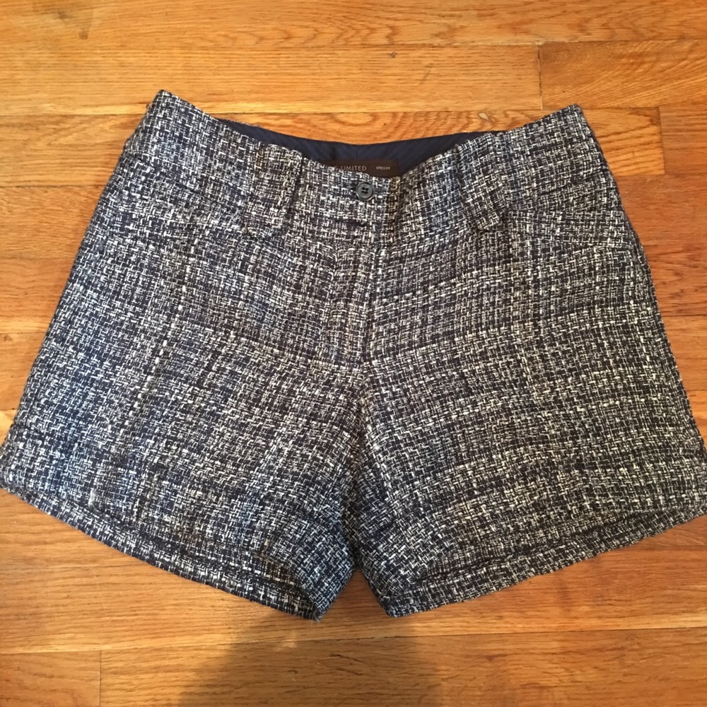 The Limited Cream and Blue Tweed 0