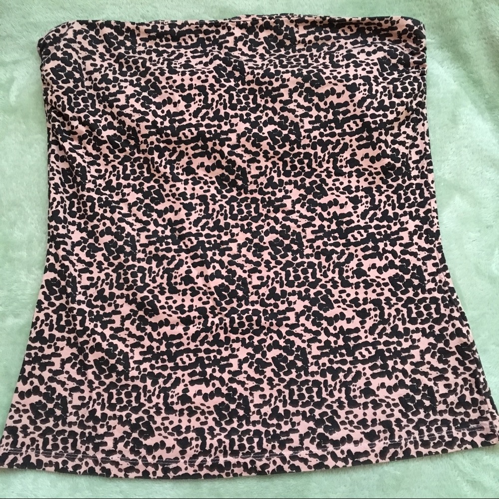 Animal Print H&M Tube Top Sz L