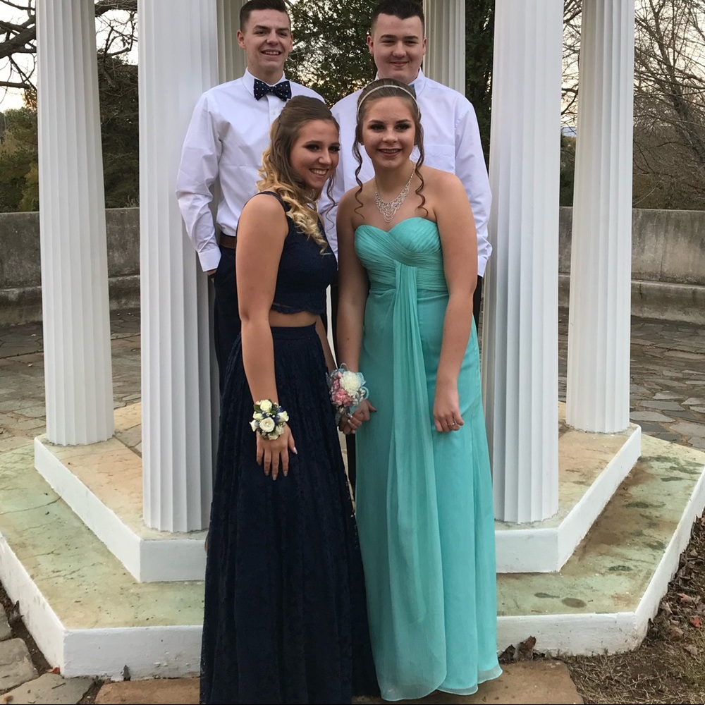 Teal Prom Dress