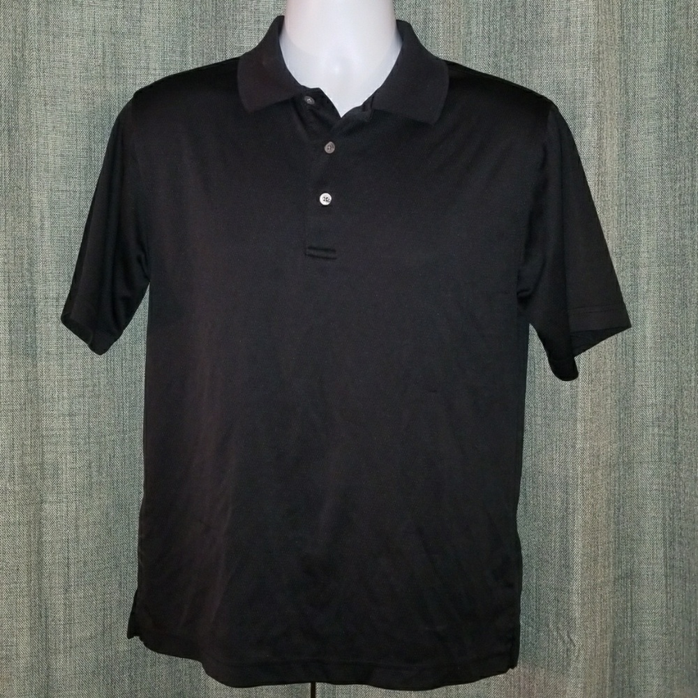 ☆Nike PGA Tour polo black shirt.     AA-15