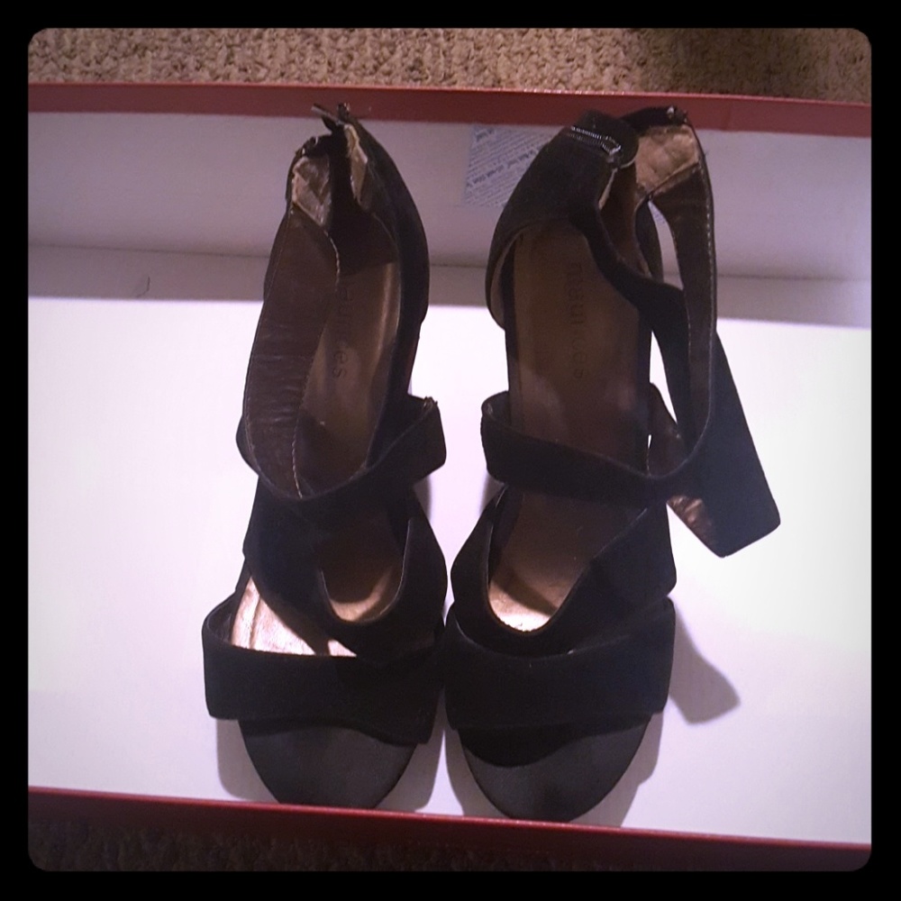 Black/bronze wedges