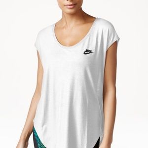 NIKE T-2 tee, white, S