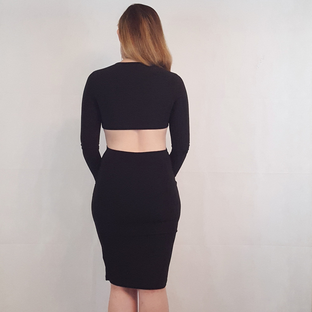 Cut out little black dress - Picture 3 of 6