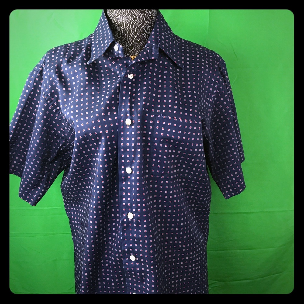 Vintage unisex silky button up shirt