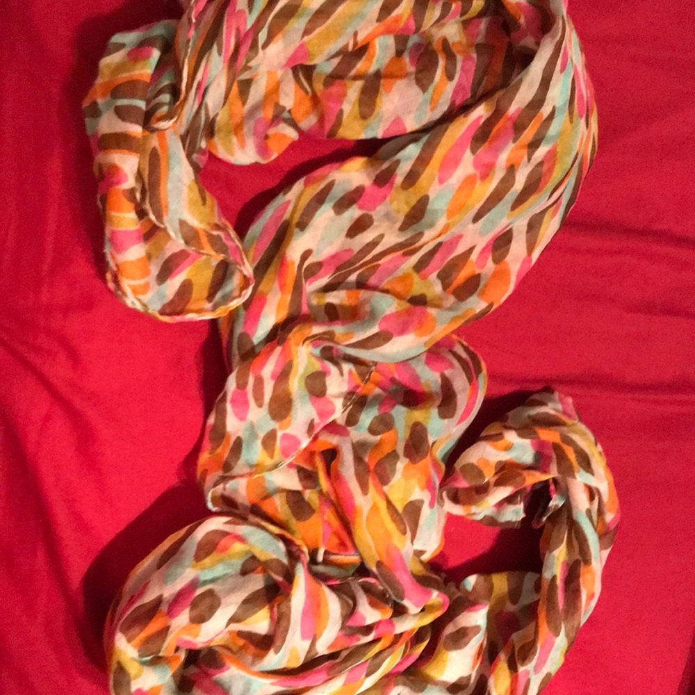 Super- soft watercolor scarf.