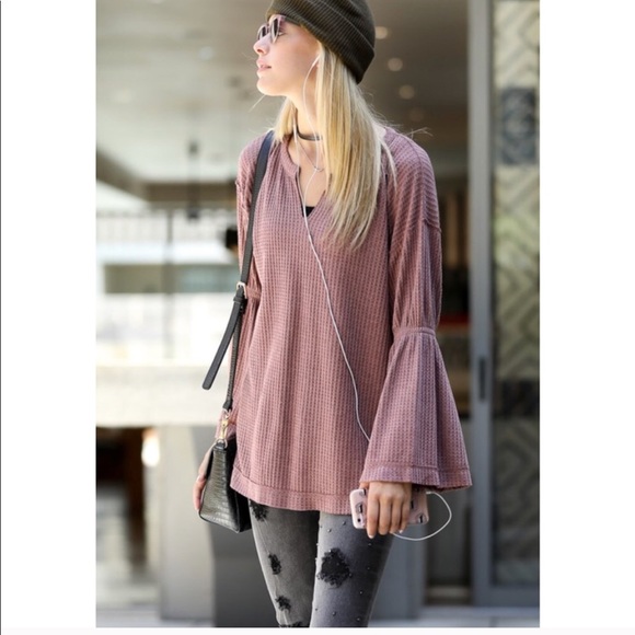 Waffle Knit Casual Thermal - Picture 2 of 4