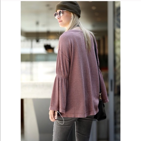 Waffle Knit Casual Thermal - Picture 3 of 4