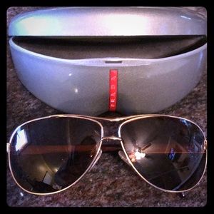 Prada aviator sunglass frames