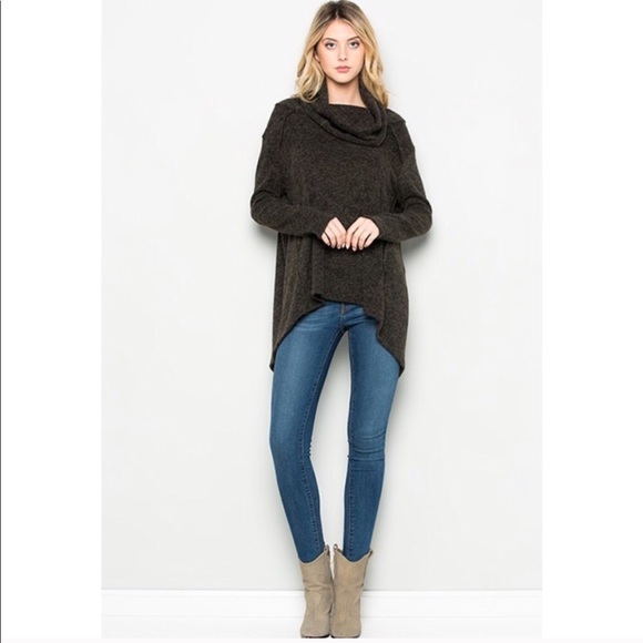 Comfy Cowl Neck Sweater - Picture 2 of 4