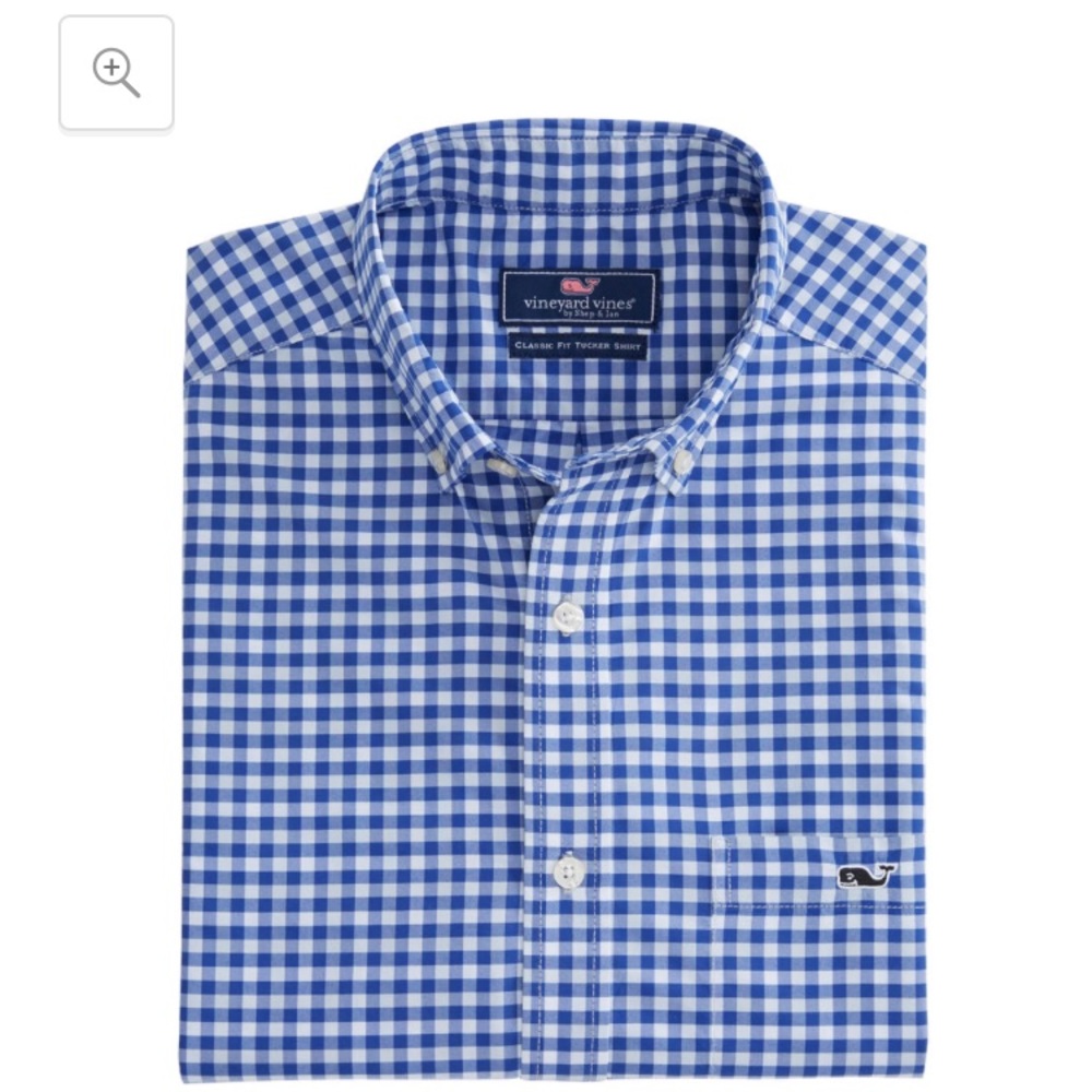 East End Gingham Performance Classic Tucker Shirt