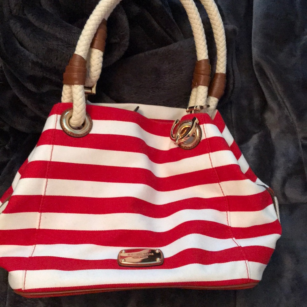 Striped Michael Kors purse