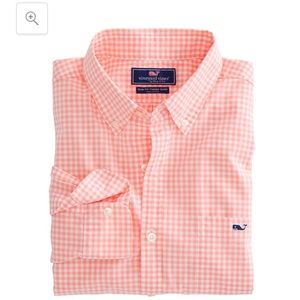 Men's XS NWT Sound Bay Gingham Slim Tucker Shirt