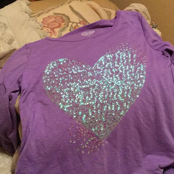 👚Bling Sequined 3/4 sleeve Awesome Tee NWOT - Picture 3 of 12