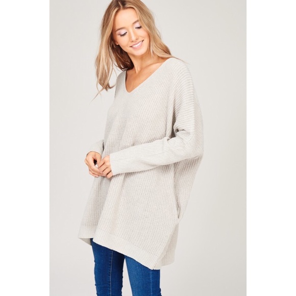 LAST ONE!! Loose Fit Knit Sweater - Picture 2 of 2