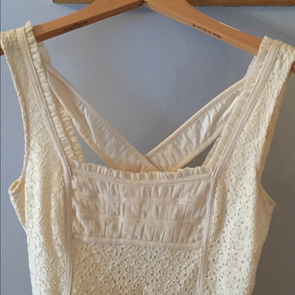 Cynthia Steffe cream eyelet dress - Picture 2 of 5