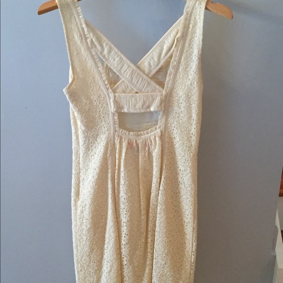 Cynthia Steffe cream eyelet dress - Picture 3 of 5