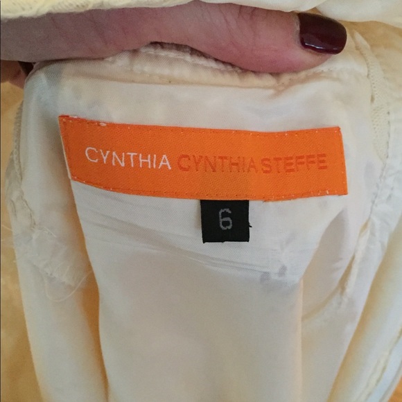 Cynthia Steffe cream eyelet dress - Picture 5 of 5