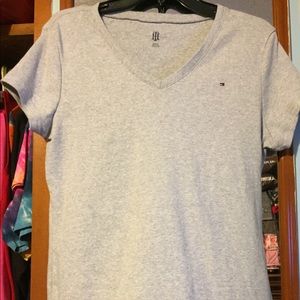 Tommy Hilfiger women’s V neck fitted tee.