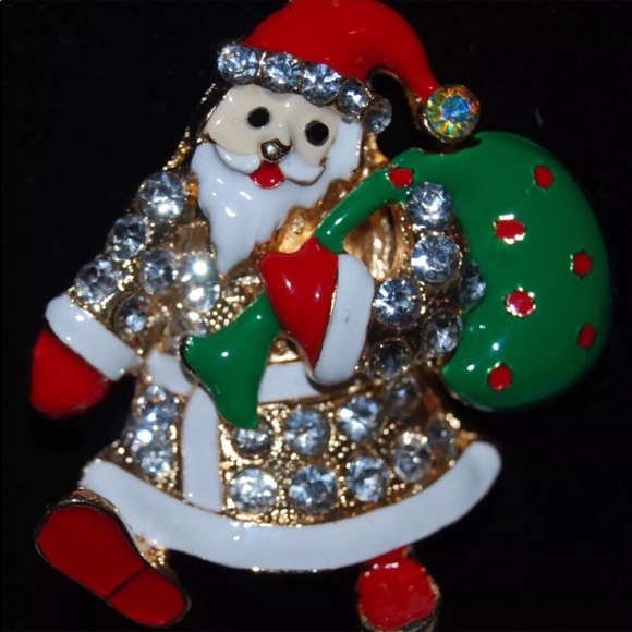 🎁CLASSY CHRISTMAS SANTA CLAUS NECKLACE! - Picture 2 of 3