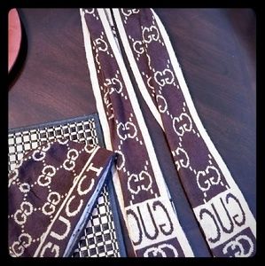 Gucci reversible Scarf and Beanie matching set.