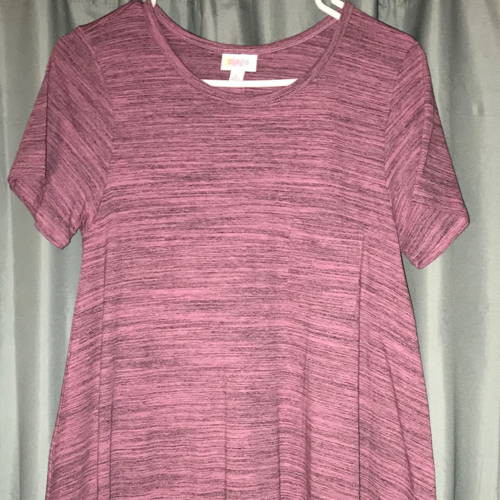 Small Pink and Black Heathered Carly