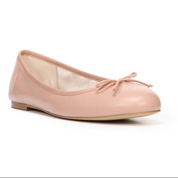 pink flats with bow