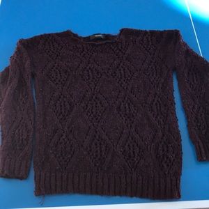 Women’s Forever 21 Burgundy Sweater Size M