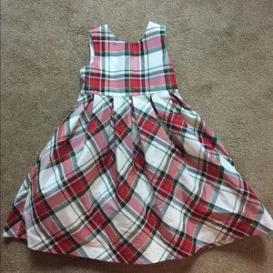 Girls size 7 plaid holiday Gymboree dress