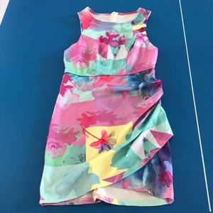 Women’s Small High Neck bodycon floral dress