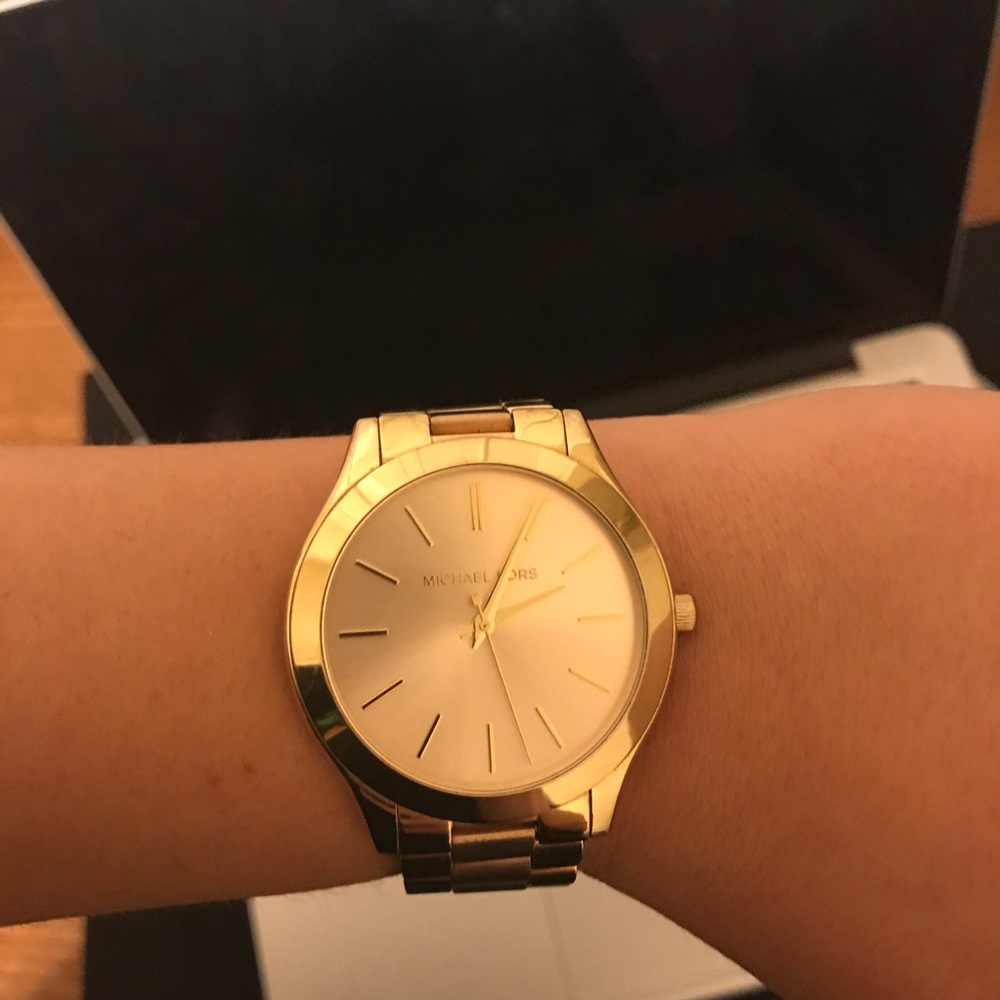 Michael Kors Slim Runway Stainless Steel Watch