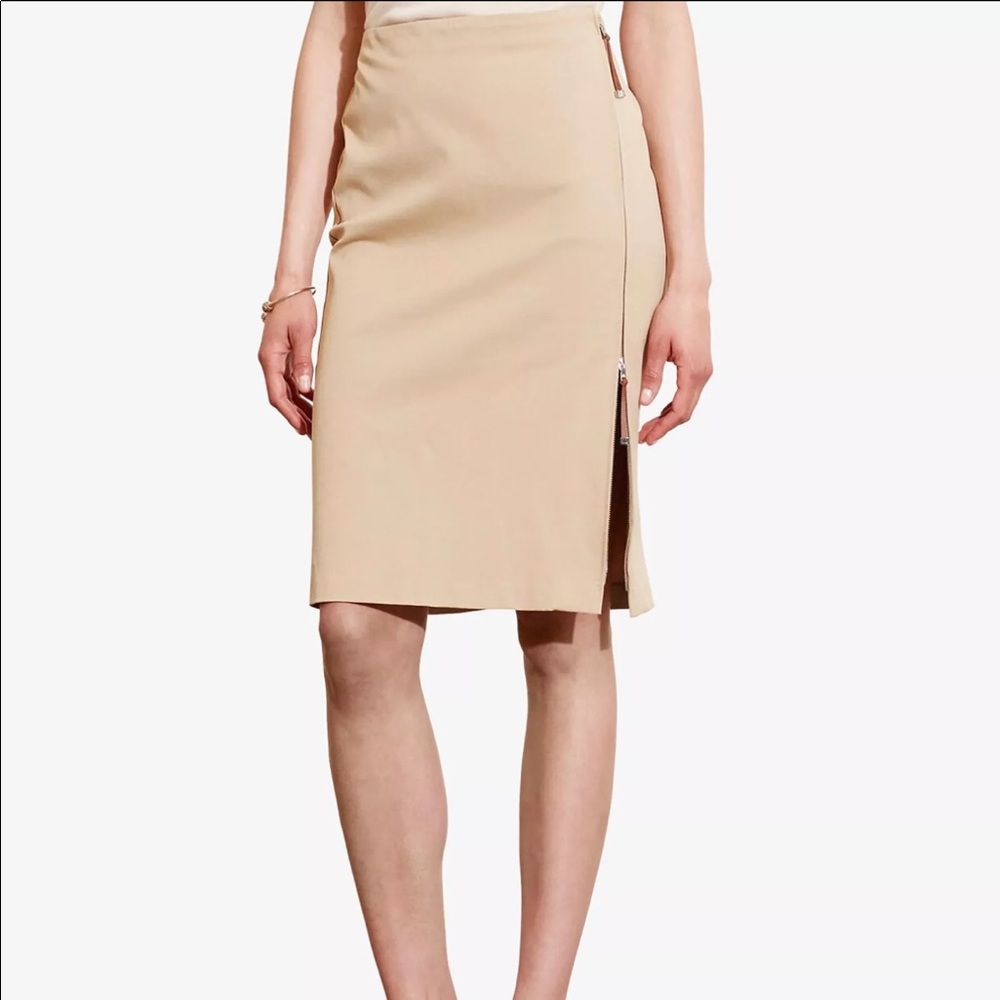 Ralph Lauren zip front skirt