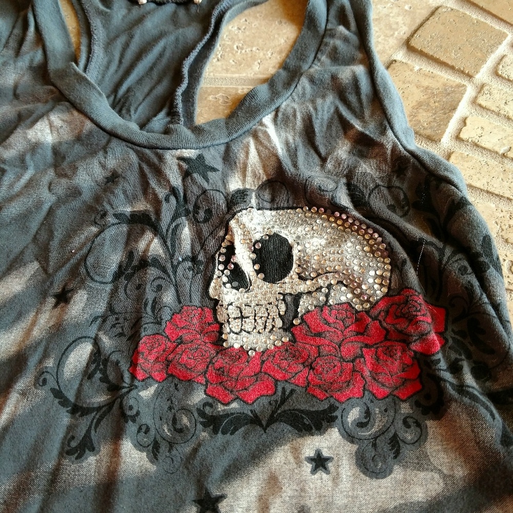 Skull Racerback Tank