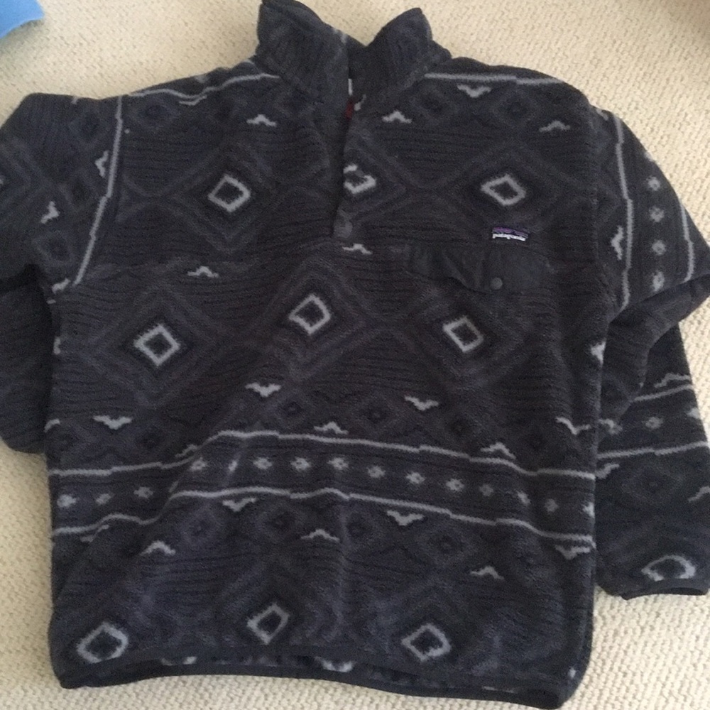 Men’s Large Grey Patagonia Fleece