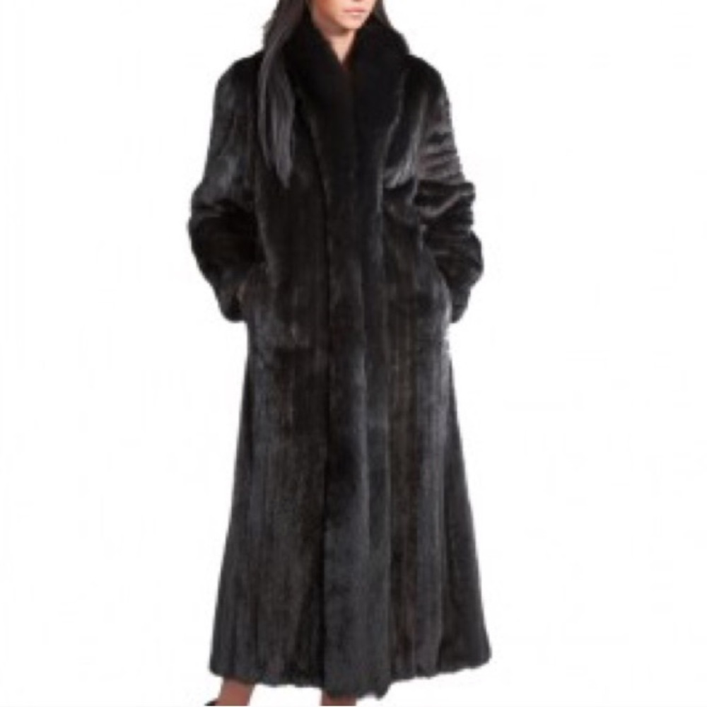 Faux fur coat