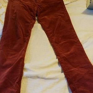 AG Stevie Slim rust cords size 31