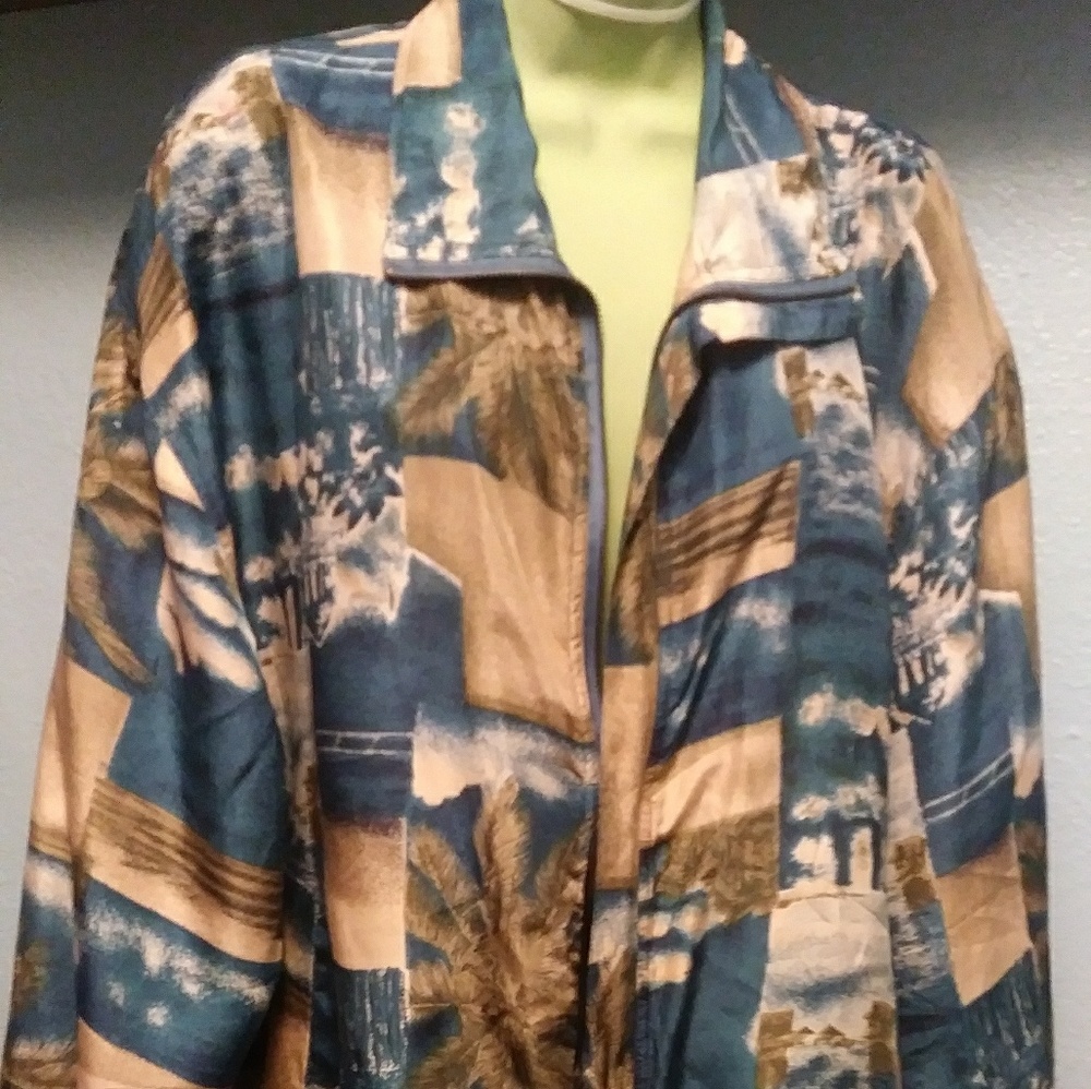 UNISEX FUDA INTERNATIONAL 100%SILK JACKET XLARGE